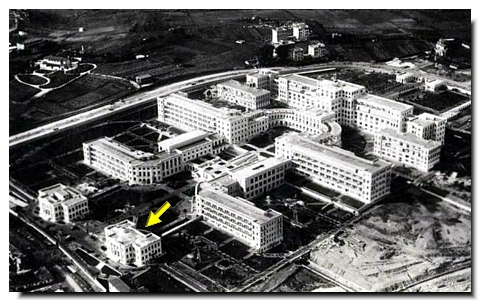 Ospedale Carlo Forlanini - Foto aerea del 1934